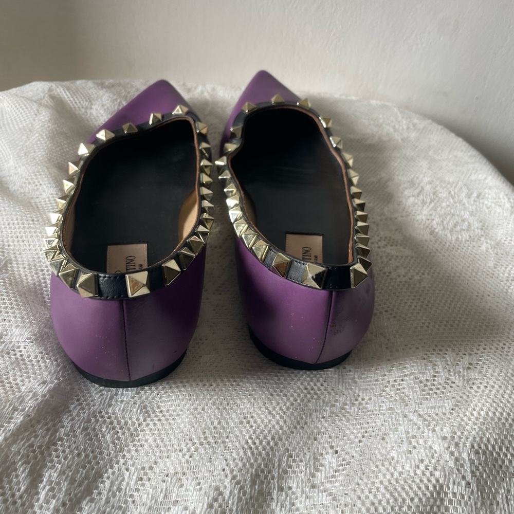 💥Sale💥💎❤️HP x 3💎❤️⭐️Authentic-Purple Studded Flats - Picture 6 of 10